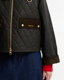 Barbour Tartan Quilted Spey Wax Jacket - Olive/Classic
