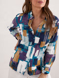 Seasalt Larissa Shirt - Stitched Abstract Starling