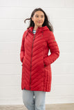 Lighthouse Laurel Ladies Coat - Red