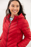 Lighthouse Laurel Ladies Coat - Red