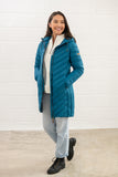 Lighthouse Laurel Ladies Coat -Teal