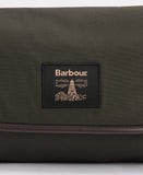 Barbour Wax Hanging Washbag - Olive/Beacon