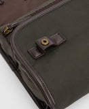 Barbour Wax Hanging Washbag - Olive/Beacon