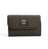 Barbour Wax Hanging Washbag - Olive/Beacon
