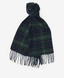 Barbour Tartan Scarf & Glove Gift Set - Green Loch Tartan