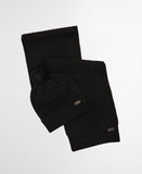 Barbour Ramside Beanie and Scarf Gift Set - Black