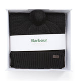 Barbour Ramside Beanie and Scarf Gift Set - Black
