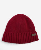 Barbour Carlton Beanie Hat - Cranberry