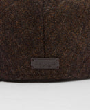 Barbour Deveron Tweed Flat Cap - Coffee