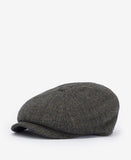 Barbour Fyne Tweed Bakerboy Cap - Olive