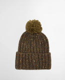 Barbour Kelson Fleck Pom Beanie - Olive