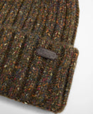 Barbour Kelson Fleck Pom Beanie - Olive