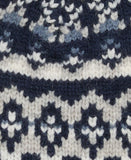Barbour Marlow Fair Isle Pom Beanie - Navy