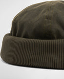 Barbour Oakmoor Wax Docker Hat - Olive