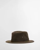 Barbour Crayton Wax Safari Hat - Olive