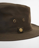 Barbour Crayton Wax Safari Hat - Olive