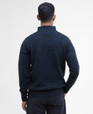 Barbour Essential Lambswool Half Zip Knitted Jumper - Navy Mix