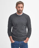 Barbour Essential Lambswool Crew Neck Sweater - Charcoal