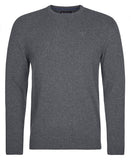 Barbour Essential Lambswool Crew Neck Sweater - Charcoal