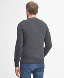 Barbour Essential Lambswool Crew Neck Sweater - Charcoal