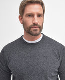 Barbour Essential Lambswool Crew Neck Sweater - Charcoal