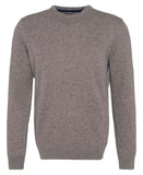 Barbour Essential Lambswool Crew Neck Sweater - Dark Stone