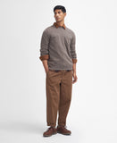 Barbour Essential Lambswool Crew Neck Sweater - Dark Stone