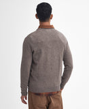 Barbour Essential Lambswool Crew Neck Sweater - Dark Stone