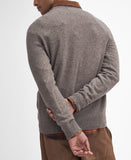 Barbour Essential Lambswool Crew Neck Sweater - Dark Stone