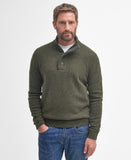 Barbour Essential Patch Half Zip Knitted Jumper - Seaweed