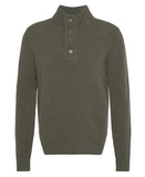 Barbour Essential Patch Half Zip Knitted Jumper - Seaweed