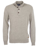 Barbour Essential Patch Half Zip Knitted Jumper - Stone