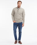 Barbour Essential Patch Half Zip Knitted Jumper - Stone