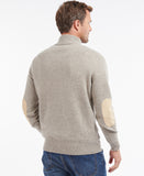 Barbour Essential Patch Half Zip Knitted Jumper - Stone