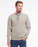 Barbour Essential Patch Half Zip Knitted Jumper - Stone