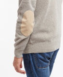 Barbour Essential Patch Half Zip Knitted Jumper - Stone
