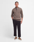 Barbour Holden Half Zip Knitted Jumper - Military Marl