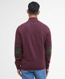 Barbour Holden Half Zip Knitted Jumper - Ruby Marl