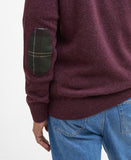 Barbour Holden Half Zip Knitted Jumper - Ruby Marl