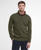 Barbour Nelson Essential Half Zip Knitted Jumper - Seaweed