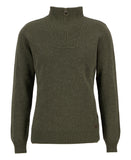 Barbour Nelson Essential Half Zip Knitted Jumper - Seaweed