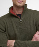 Barbour Nelson Essential Half Zip Knitted Jumper - Seaweed