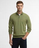 Barbour Cotton Quarter Zip Knit - Laurel