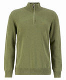 Barbour Cotton Quarter Zip Knit - Laurel