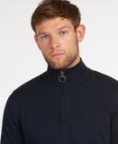 Barbour Cotton Half Zip - Navy