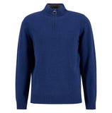Barbour Kelson Half Zip Jumper - Blue