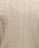 Barbour Lowfen Cable Crew - Stone