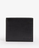 Barbour Colwell Leather Billfold Wallet - Black/Classic