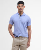 Barbour Tartan Pique Polo Shirt - Sky Marl