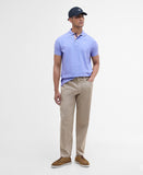 Barbour Tartan Pique Polo Shirt - Sky Marl